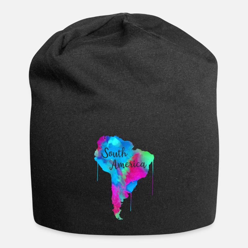 Amérique du Sud - Bonnet en jersey - noir