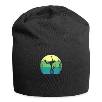 Unicycle Unicyclist Unicyclist Artist Vintage - Jersey Beanie - black - Front