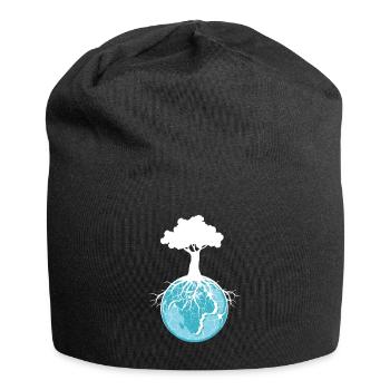 World Tree Roots Environmentalist and nature lover - Jersey Beanie - black - Front
