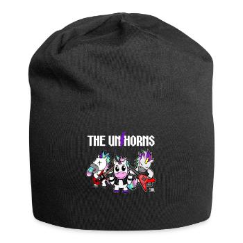 Einhorn Geschenk Für Frauen, Herren Und Kinder - Jersey-Beanie - Schwarz - Vorne