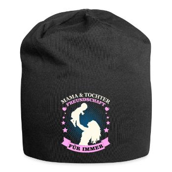 Mama Geschenk Zum Geburtstag Muttertag Damen - Jersey-Beanie - Schwarz - Vorne