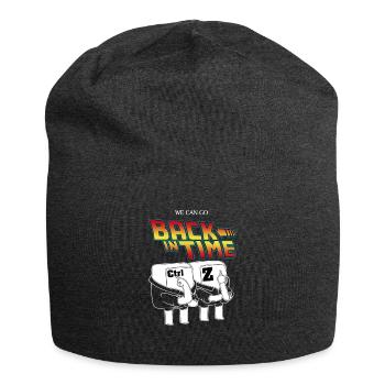 PC Computer Hacker Nerd Informatiker Geek Admin - Jersey-Beanie - Anthrazit - Vorne