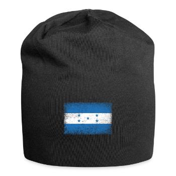 Honduras Flag Flag Coat of Arms - Jersey Beanie - black - Front
