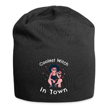 Coolest Witch in Town - Jersey-Beanie - Schwarz - Vorne
