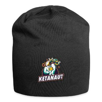 Keta dance astronaut techno underground - Bonnet en jersey - noir - Devant