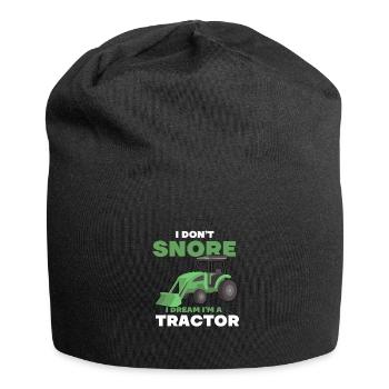 Énonciations drôles d'agriculteur pour les agriculteurs avec tracteur - Bonnet en jersey - noir - Devant