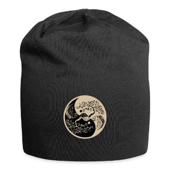 Vikings Nordic mythology rune fish - Jersey Beanie - black - Front