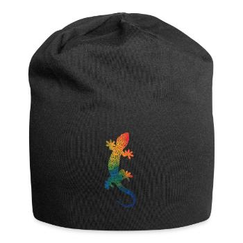 Geckos Pet Shirt gift idea - Jersey Beanie - black - Front