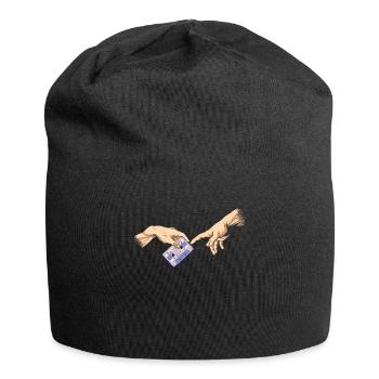 Vaporwave Cassette Gott Aesthetic Synthwave Shirt - Jersey-Beanie - Schwarz - Vorne