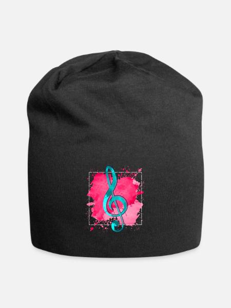 clef - Jersey Beanie - black