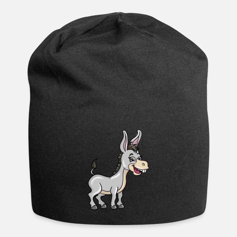 Âne - Bonnet en jersey - noir