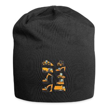 Bagger Baggerfahrer - Jersey-Beanie - Schwarz - Vorne