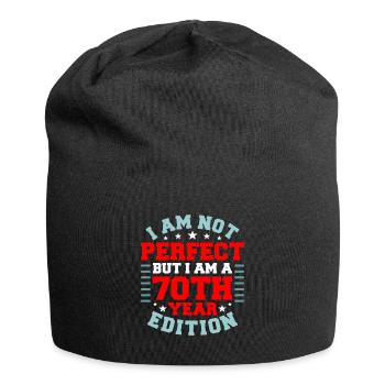 70. Geburtstag 70 Jahre alt 70. Party Geschenkidee - Jersey-Beanie - Schwarz - Vorne