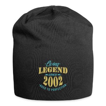 Geburtstag 2002 Lebende Legende - Jersey-Beanie - Schwarz - Vorne