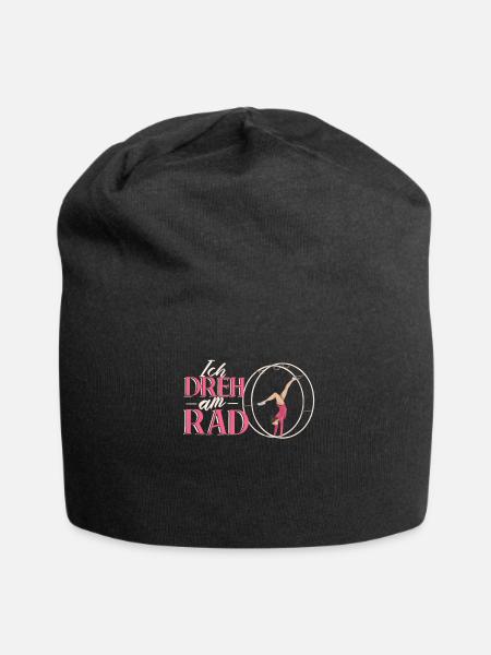 Rhönradturnen Rhönradturnerin Rhönrad Turnen - Jersey-Beanie - Schwarz