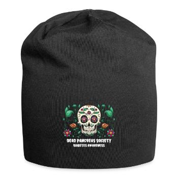 Diabetes Bewusstsein Schädel Dead Pancreas Society - Jersey-Beanie - Schwarz - Vorne