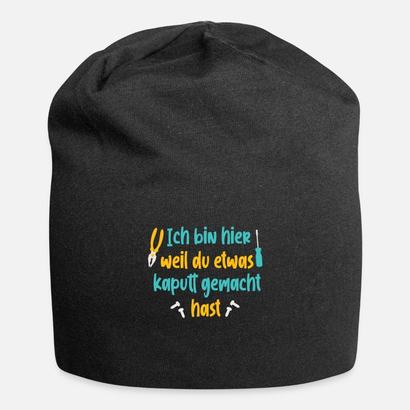 Heimwerker Handwerker Geschenk - Jersey-Beanie - Schwarz
