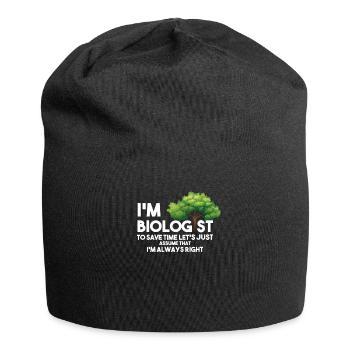 Je suis biologiste - Bonnet en jersey - noir - Devant