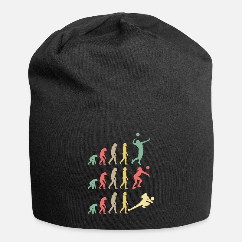 Evolution du volleyball - Bonnet en jersey - noir