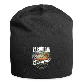 Curacao - The Caribbean is calling - colorful - colorful - Jersey Beanie - black - Front