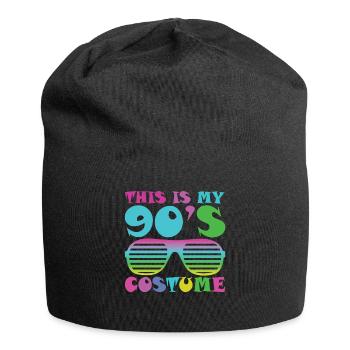 This Is My 90's Costume Retro Sunglasses Funny - Jersey-Beanie - Schwarz - Vorne