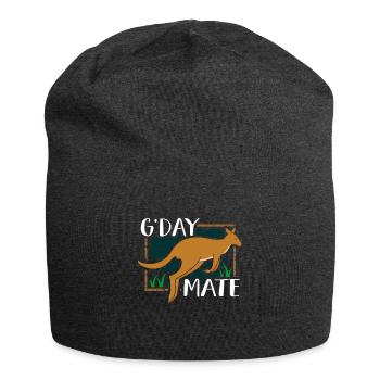 Känguru - Jersey-Beanie - Anthrazit - Vorne