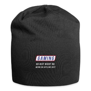 Tu n’es pas le jeu. Si vous êtes déconnecté - Bonnet en jersey - noir - Devant