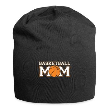 Maman de basket-ball - Fête des mères - Bonnet en jersey - noir - Devant