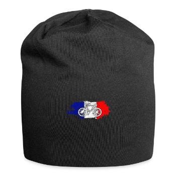 Radrennen Frankreich für Rennradfahrer - Jersey-Beanie - Schwarz - Vorne