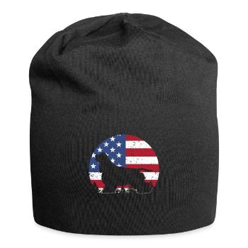 Cocker Spaniel Dog 4th Of July Gift - Jersey-Beanie - Schwarz - Vorne