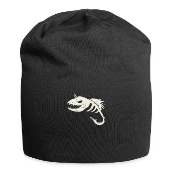 Angler fishing fisherman vacation camper fish - Jersey Beanie - black - Front