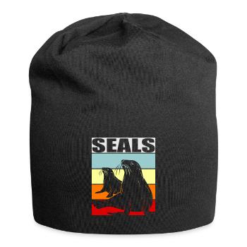 Seal - Jersey Beanie - black - Front