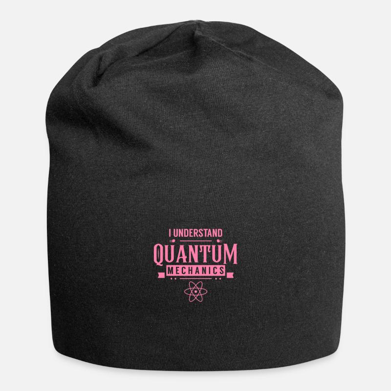Je comprends la mécanique quantique - Bonnet en jersey - noir