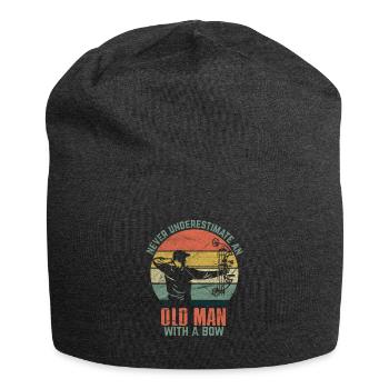 bow and arrow - Jersey Beanie - charcoal grey - Front