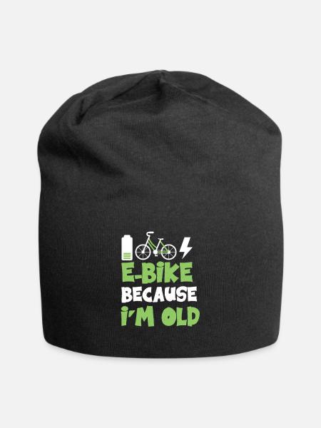pension de vélo électrique - Bonnet en jersey - noir
