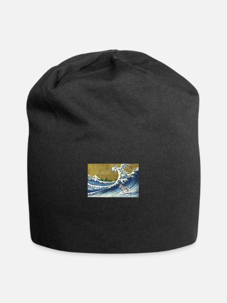 Schnauzer 2 - Jersey Beanie - black