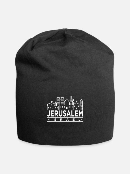 Israël - Bonnet en jersey - noir