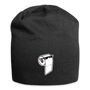 Show-off de papier toilette - Bonnet en jersey - noir - Devant