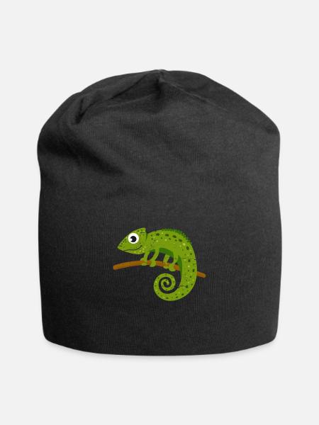 Caméléon - Bonnet en jersey - noir