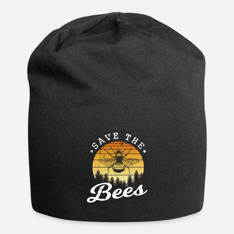 Salva le api - Beanie in jersey - nero