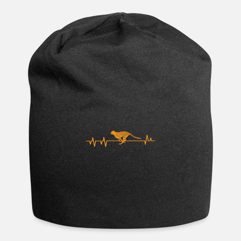 Gepard - Jersey-Beanie - Schwarz