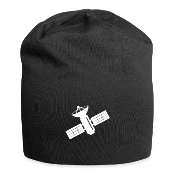 Satellite orbite spatiale idée cadeau - Bonnet en jersey - noir - Devant