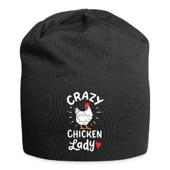 Chicken Lady - Jersey-Beanie - Schwarz - Vorne