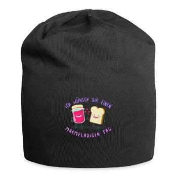 Marmelade Marmeladig - Jersey-Beanie - Schwarz - Vorne