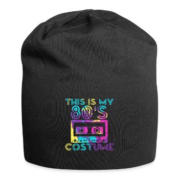 This Is My 80s Costume 80's Party Cassette Tape - Jersey Beanie - black - Front