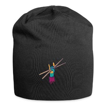 Drumsticks Music Drummer Drumsticks - Jersey Beanie - black - Front