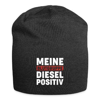 MEINE BLUTGRUPPE DIESEL POSITIV - Jersey-Beanie - Anthrazit - Vorne