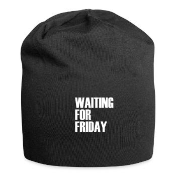 WAITING FOR FRIDAY - Jersey-Beanie - Schwarz - Vorne