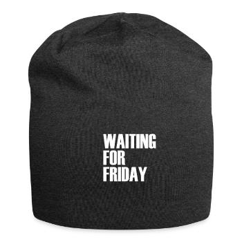 WAITING FOR FRIDAY - Jersey-Beanie - Anthrazit - Vorne