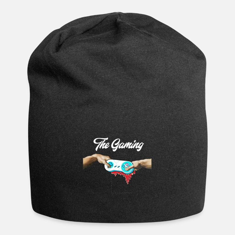 La création de l'idée cadeau Michelangelo Gamer - Bonnet en jersey - noir